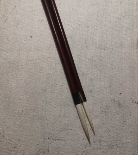 玉兰蕊 纯羊毫细光锋 牛角斗 烤红杆 楷书...