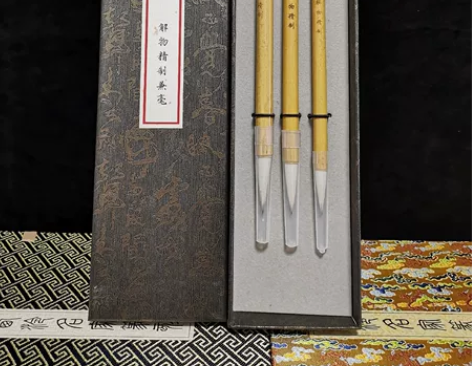 解物堂精制兼毫毛笔一套（晋唐古韵）大、中、...