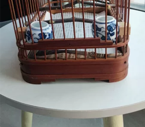 十几年的老书包笼   包浆好   红度  ...