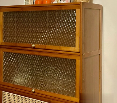 【博主推荐】复古实木储物柜 餐边柜厨房收纳...