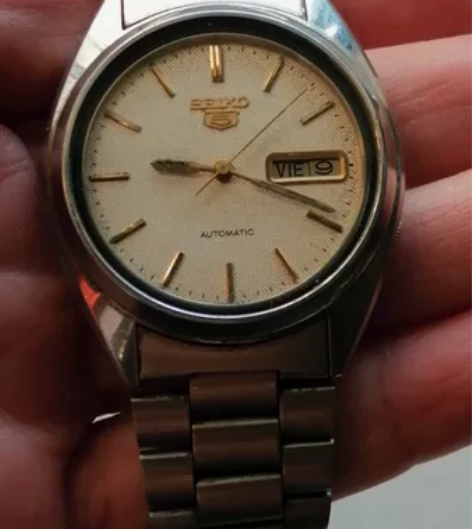 精工自动机械表男款,7009A机芯,走时调...