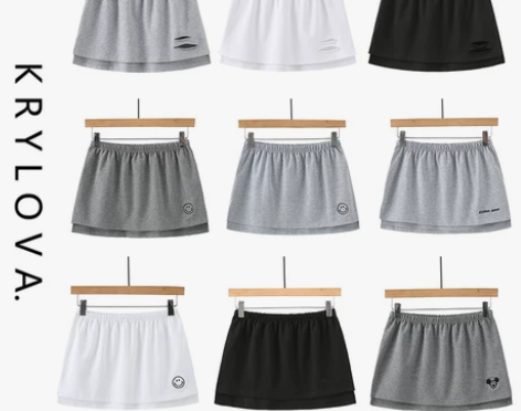 2021秋冬新款全棉屁帘打底裤短裙内搭叠穿...