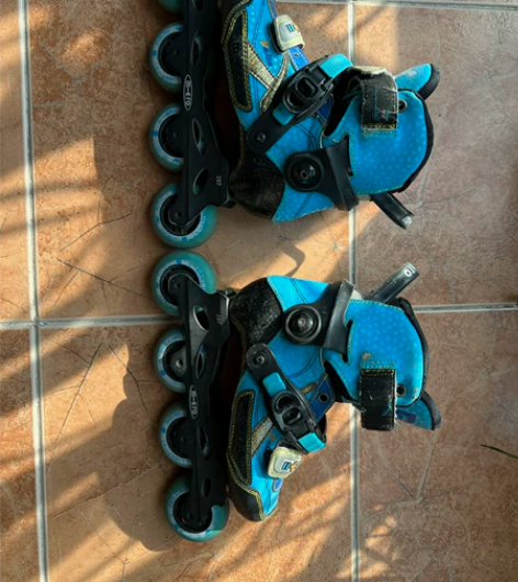 瑞士micro溜冰鞋儿童轮滑鞋专业平花直排...