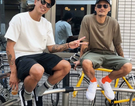 工装短裤男夏季日系潮牌余文乐大口袋宽松休闲...