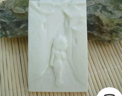 骨头白料a货吊坠毛衣链纯天然玉石