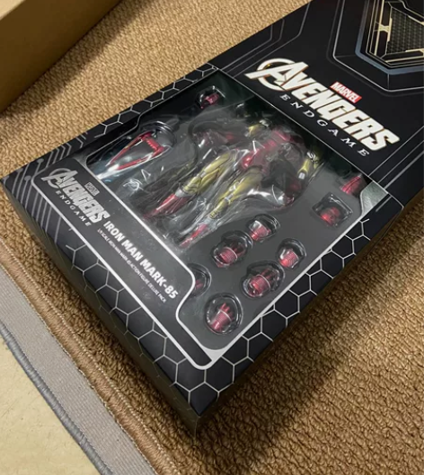 咪咕钢铁侠,漫威正版1/9钢铁侠手办,mk...