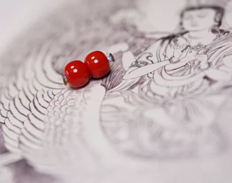 【瓦西南红老型对珠】佛珠手串腰珠配对 这个...