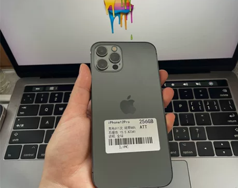 苹果12pro石墨色256g卡贴机有锁要用...