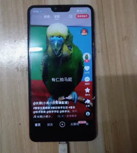 OPPOr15星空版，换过屏幕和后盖，触屏...