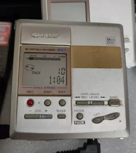 夏普 MD-MT831MD随身听 成色一...