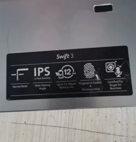 swift 3型号8代i5的Acer笔记本...