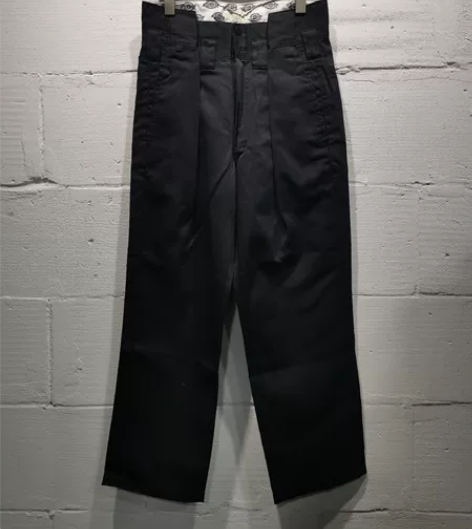 Dickies 黑色高腰工装裤0号 腰围7...