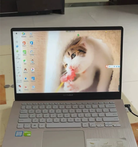 回血出华硕笔记本，可做视频剪辑、95新，送...