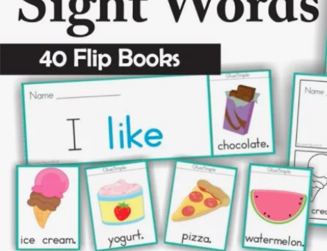 趣味原版高频词练习 英语视觉词手工翻翻 轻...