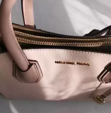 MK Mirella 小号牛皮手提斜挎包女...