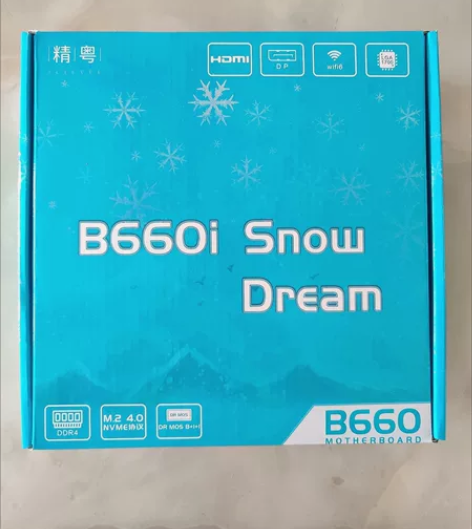 精粤b660itx主板加了210网卡，用了...