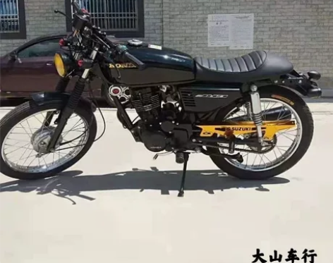 国产平板CG125cc复古改装男装跨骑式越...