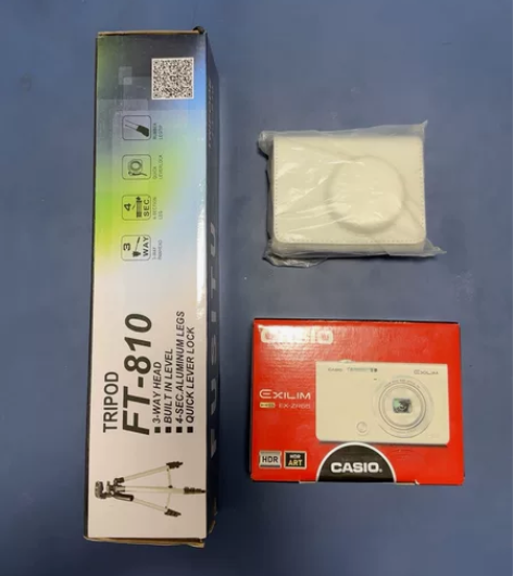 卡西欧ex-zr65正品相机一套，粉色，全...