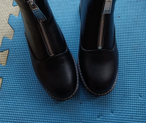 全新骆驼秋冬加绒皮短靴  35码   太喜...