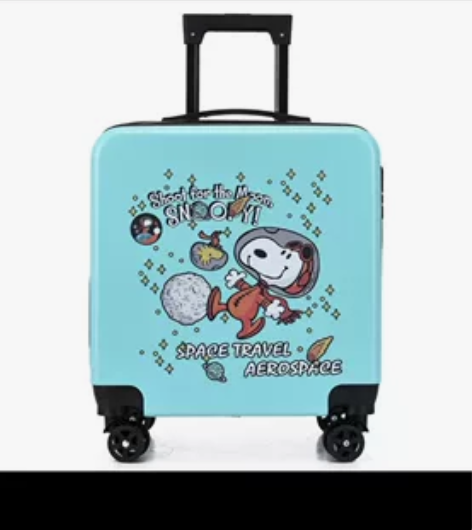 卡通行李箱20寸ins风儿童拉杆箱中小学生...