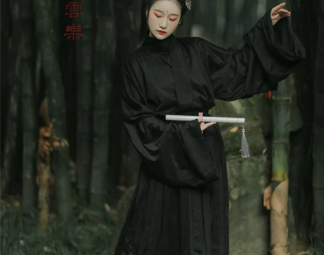 上雲樂 山行 晋制汉服男女晋襦复原曲领交领...