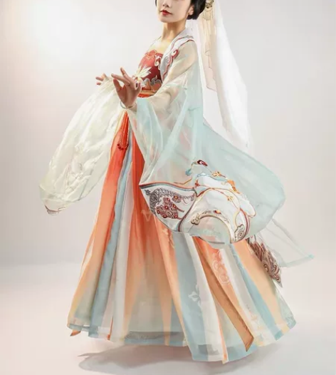 都城南庄玉腰奴 八成新大袖  诃子裙  披...