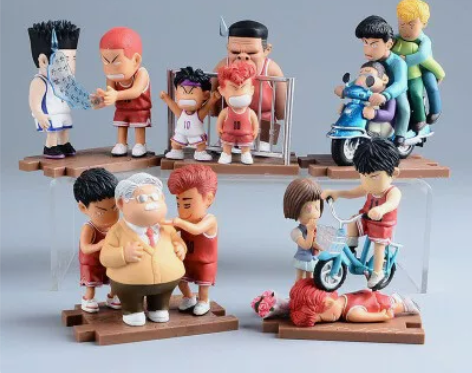 动漫 灌篮高手 5场景模型 樱木花道 流川...