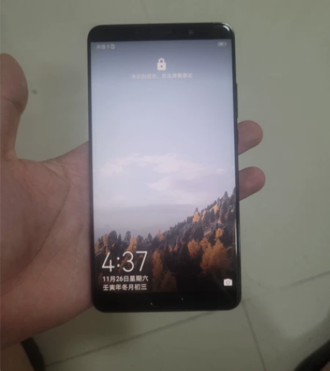个人一手自用黑色华为mate10，4+64...