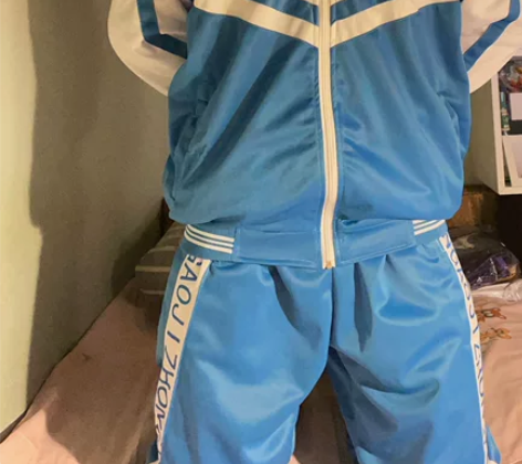 全新实验高级中学校服,金光绒滑料校服,尺码...