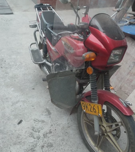 豪爵银豹摩托车处理，一把着火的车子，行驶证...