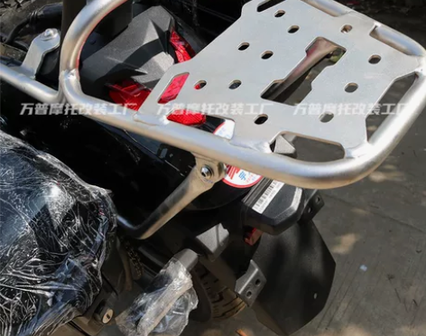 适用摩托车豪爵TR300不锈钢后尾货架尾箱...