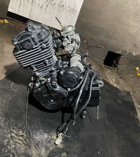 原装铃木豪爵hj125K-A3A摩托车发动...