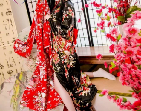 阎魔爱和服 衣服木屐饰品稻草人袜子 仅试穿...