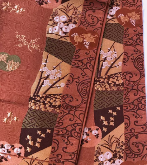 kiya喜屋红色唐织宝乐袋带和服 材质：正...