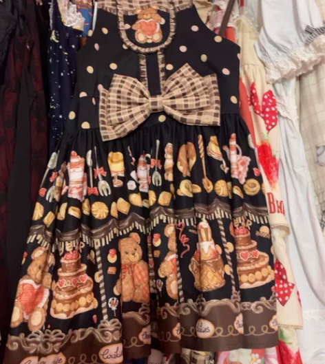 lolita gd家 背带m码 穿一有kc...