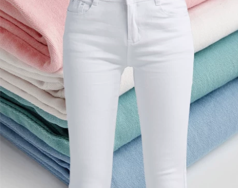 加绒打底裤女外穿新款小脚裤黑色女裤牛仔裤铅...