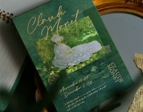 日记本 笔记本记事本日记本风景油画活页本可...