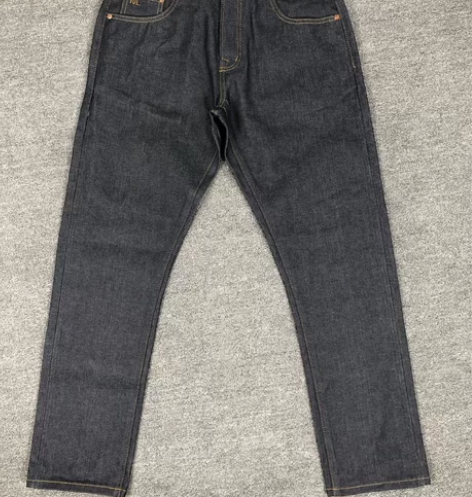 RRL双R原浆原色赤耳牛仔裤修身养牛男裤，...