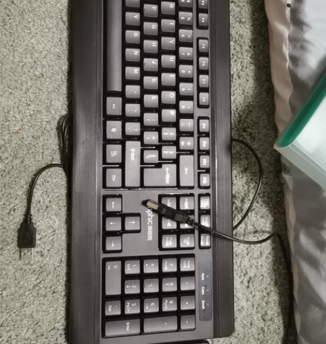 电脑键盘外接usb键盘可接笔记本电脑 图一...