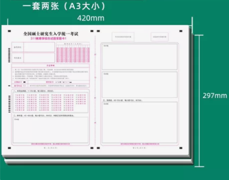 2023考研答题卡英语一英语二作文纸政治数...