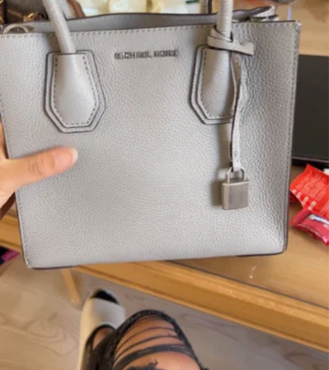 MK荔枝皮风琴包，大象灰，小号，自用闲置包...