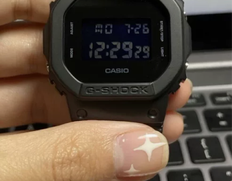 卡西欧小方块手表黑武士dw5600防水运动...