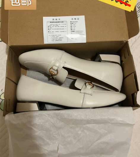 全新 秝丝可LisyKer 女士头层牛皮单...