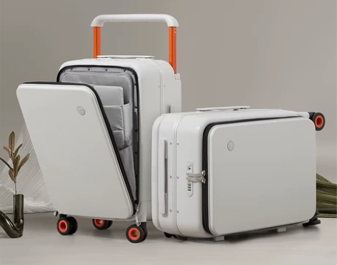 米熙旅行箱 行李箱宽拉杆出差女20寸侧开登...