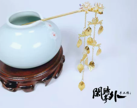 发簪子复古典步摇魏晋唐风长流苏古装发钗子华...