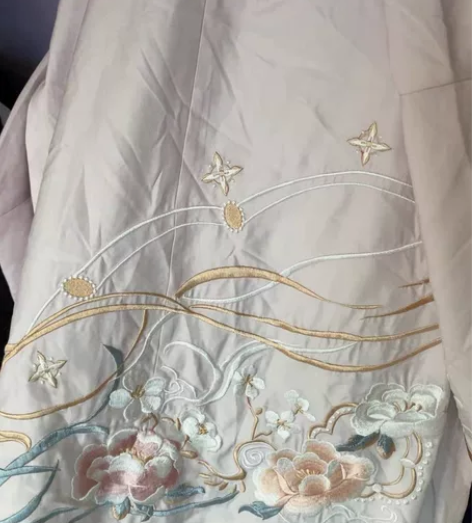 已被预定 出汉服与卿记冬月令明制原创立领斜...