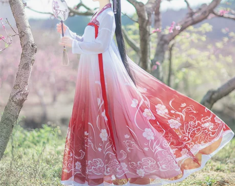 如梦霓裳汉服女装花神系列齐胸襦裙水仙6米大...