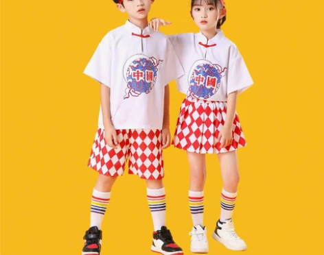幼儿园啦啦操演出服中小学生运动会开幕式服国...