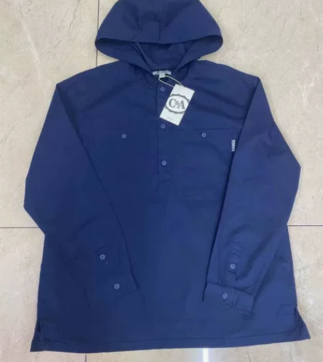 C##amp；amp；A品牌男士纯棉深蓝宽...