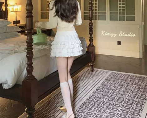 ?kimyy金 甜心辣妹/氛围感蛋糕裙高腰...